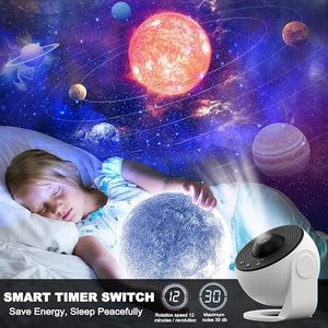 <span class=keywords><strong>Projecteur</strong></span> Aurora avec système solaire pour chambre à coucher plafond <span class=keywords><strong>ciel</strong></span> <span class=keywords><strong>étoilé</strong></span> veilleuse pour enfants adultes, décor de salon, 13 films - Product Image 6