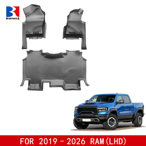 Alfombrillas de coche 5D de caucho TPE ecológicas, impermeables y antideslizantes, personalizadas de fábrica, 3 piezas para Dodge RAM (LHD) 2019-2026 - Product Image 2