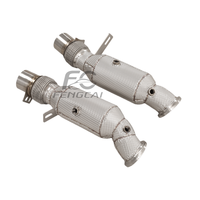 Auto-Tuning Auspuffkrümmer Downpipe für BMW M760i 6.6T V12 Edelstahl Auspuffrohre Direktanschluss