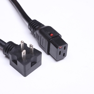 <strong>UL</strong> <strong>Certificated</strong> 13A 15A 250V USA Nema5-15 <strong>Plug</strong> <strong>with</strong> Iec C13 for Ups Pdu Consumer Electronics - Product Image 2