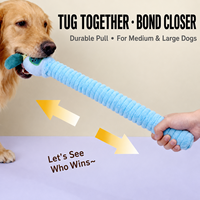 Jouet à mâcher pour chien mignon - Durable, portable, couineur, interactif, en matériau sûr, pour l'entraînement et l'utilisation quotidienne en intérieur