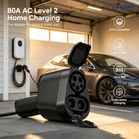 Nouvel adaptateur NACS 2-en-1 TUOCHI TC-C-007 OEM J1772 & CCS1 pour véhicules Tesla aux États-Unis Convertisseur de prise secteur AC/DC pour normes de charge