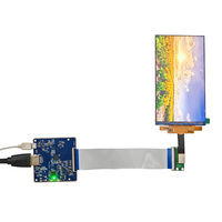 Écran LCD de 5,98 pouces 1440x2560 WQHD Module LCD IPS Affichage MIPI Large plage de températures Panneau tactile en option pour casques VR AR
