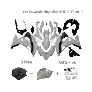 Kit de Carénage de Moto Personnalisé en ABS Injecté pour Kawasaki <span class=keywords><strong>Ninja</strong></span> <span class=keywords><strong>650</strong></span> ER-6F 2017-2019 Carrosserie de Carénage Ninja650/<span class=keywords><strong>ER6F</strong></span> K0617 - Product Image 1
