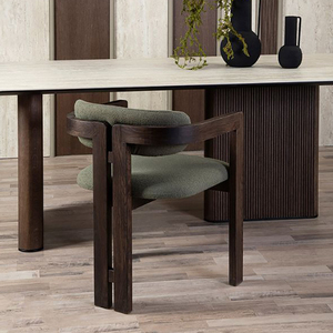 <span class=keywords><strong>Chaise</strong></span> de salle à manger en velours de luxe, rembourrée, moderne, en bois, pour hôtel et restaurant, vente en gros - Product Image 3