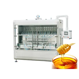 2023 Machine de remplissage de bouteilles de miel de litchi entièrement automatique