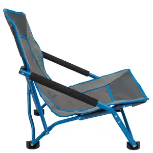 Düşük geri hafif kolay taşıma katlanır sandalye açık piknik kamp plaj kompakt koltuğu düşük sırtlı mesh spor sandalye