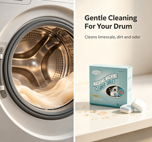 Tablettes de nettoyage pour <span class=keywords><strong>lave</strong></span>-<span class=keywords><strong>linge</strong></span> en gros, approvisionnement direct usine, nettoyage en profondeur, détartrage, désodorisation, dissolution rapide, OEM personnalisé - Product Image 6