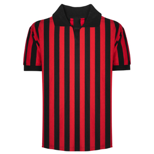Camiseta bordada personalizada con cuello abierto, camiseta de poliéster, camiseta retro de fútbol - Product Image 2