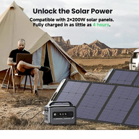 UGREEN GS1200 PowerRoam Portabel Luar Ruangan 1024Wh Lithium Ion 1200W Pengisian Cepat 1,5 Jam C Off-Grid Camping Cadangan Daya Rumah Tenaga Surya