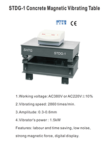 STDG-1 bê tông từ rung bảng gạch phòng thí nghiệm Lắc bảng Vibrator Shaker bảng cho bê tông mẫu bê tông Vibrator - Product Image 2