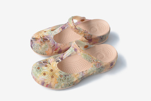 Zuecos para Mujer Sandalias <span class=keywords><strong>de</strong></span> Playa <span class=keywords><strong>de</strong></span> EVA Zapatos Huecos para Jardín Pantuflas con Agujeros Zapatillas Acuáticas sin Cordones Estilo Foam Runner - Product Image 3