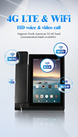 4G Android 13 8 pouces HD appel vidéo écran tactile Split Design combiné magnétique tablette WiFi SIM bureau fixe téléphone sans fil HA06