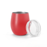 2026 Emerit Custom Tasse isotherme sous vide en acier inoxydable à double paroi de 8 oz, forme œuf, pour Yerba Maté, vin et bière