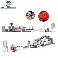Équipement de recyclage plastique personnalisé, granulateur plastique à vis simple 100 kg/h, machine de pelletisation