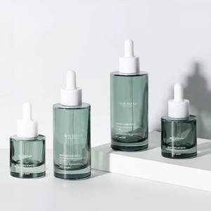 ขายส่งใสรอบขวดแก้วขวดน้ำมันหอมระเหยที่มีหยดปิเปตในสต็อก - Product Image 1