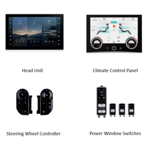 XTRONS Car Interior 13.3" Android Car Stereo 10.1" AC Control Steering Wheel Window Lifting Buttons for Range Rover Vogue/Sport - Product Image 1