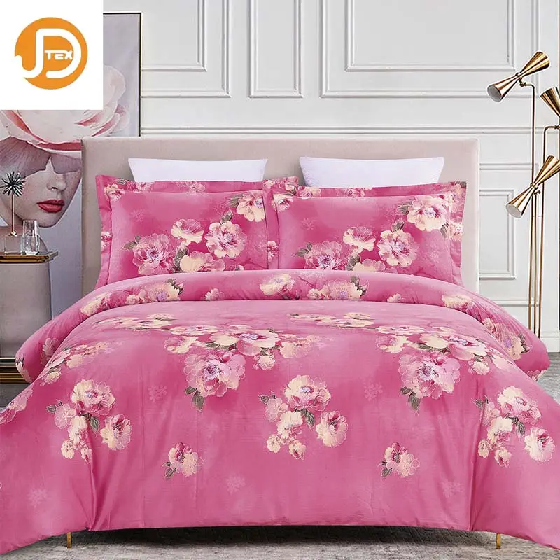 Factory Foundry Size 250cm Printed Flower Sheet Retro Calico Polyester Bedding Set Fabric for Sublimation Printing