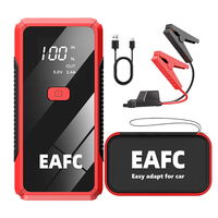 EAFC Démarreur intelligent portable multifonctionnel 1200A Peak Dual-Start pour véhicules essence/diesel 12V