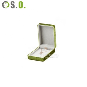 Shero Fabricación Terciopelo Lujo Pulsera Regalo Collar Pendiente Embalaje Caja Joyería Con Logo - Product Image 2