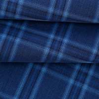 Offre Spéciale – Tissu Sergé Lourd en Mélange Polyester-Laine Teint en Fil, Doux, Résistant au Boulochage, pour Vêtements Garçons et Filles