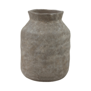 Vaso cilindrico arrotondato in terracotta per latte, vaso da fiori per soggiorno, camera da letto, ufficio, decorazione da tavolo - Product Image 3