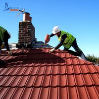 Matériaux de toiture SANGOBUILD, tôles pour toiture, tuiles métalliques, tôle de toiture en aluminium revêtue de pierre Galvalume