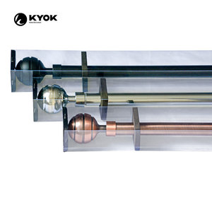 Tringles à rideaux télescopiques extensibles doubles à tension de <span class=keywords><strong>28</strong></span> <span class=keywords><strong>mm</strong></span> et 25 <span class=keywords><strong>mm</strong></span>, très vendues - Product Image 6