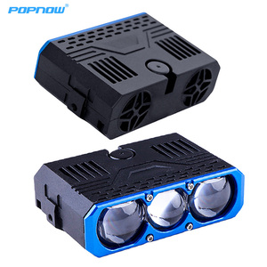 Car Spotlights External Auxiliary <b>Lights</b> Three Lens <b>Work</b> <b>Light</b> <b>Led</b> Grille <b>Lights</b> with Cooling Fan - Product Image 4