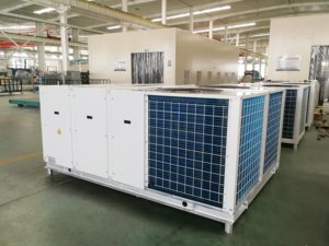 Climatiseur central extérieur <span class=keywords><strong>à</strong></span> économie d'énergie pour chauffage et refroidissement, unité monobloc de toiture pour machines HVAC - Product Image 4