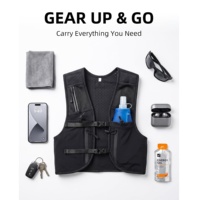 Sac à dos d'hydratation ultra-léger YOUK personnalisé, gilet de course réfléchissant avec bouteille d'eau pour le sport, le cyclisme et le jogging
