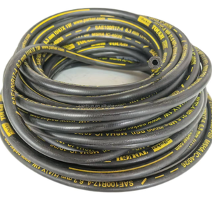 Super Long Service Life Industrial Hydraulic High Pressure Braided <strong>Air</strong> <strong>Rubber</strong> <strong>Hose</strong> Pipe Assembly <strong>Flexible</strong> Hydraulic <strong>Hose</strong> - Product Image 1