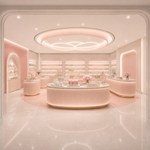 Meubles sur mesure pour magasin de beauté, vitrine de présentation de cosmétiques, solution de design d'intérieur pour boutique de maquillage - Product Image 2