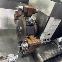 Mini tour de contrôleur GSK / FANUC à lit incliné avec guidage linéaire