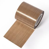 Premium Hochtemperaturbeständiges Antihaft-0,3mm X 10mm PTFE-Glasfaserband Klebeband für Elektronik & Kabelschutz