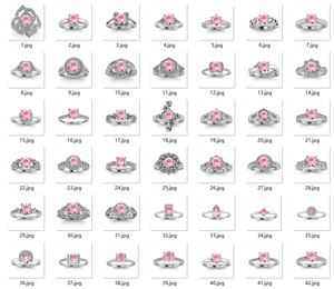 Añadir la personalización con el logotipo <span class=keywords><strong>Moissanite</strong></span> precio <span class=keywords><strong>3</strong></span> quilates <span class=keywords><strong>Moissanite</strong></span> piedra elegante regalo lleno <span class=keywords><strong>Moissanite</strong></span> anillos para las mujeres - Product Image 4