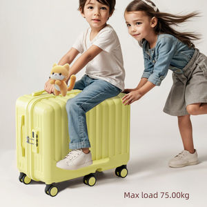 20インチ搭乗子供用トロリースーツケース子供は旅行荷物スクーターに乗る - Product Image 4