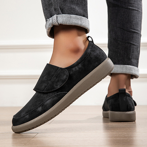 <span class=keywords><strong>Scarpe</strong></span> Casual da <span class=keywords><strong>Uomo</strong></span> Personalizzate con Logo, Mocassini con <span class=keywords><strong>Velcro</strong></span>, <span class=keywords><strong>Scarpe</strong></span> da Passeggio Minimaliste Retrò Urbane per Viaggi e Lavoro - Product Image 5