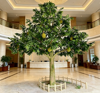 Qing Yuan Künstlicher Durian-Baum Realistische Dornen & Früchte Großhandel Outdoor LED-Lichtbaum Wasserdicht