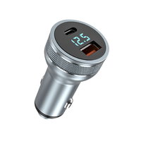 Chargeur de voiture USB en métal 36W Charge rapide 3.0 Chargeur rapide Type C QC PD 3.0 Chargeur double pour téléphone portable pour iphone 13
