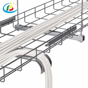 Linha de produção completa do fio de aço inoxidável galvanizado do mergulho quente da bandeja do cabo da malha para cabos do manage