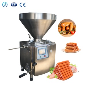 Nueva máquina de llenado de salchichas neumática al vacío eléctrica, llenadora de salchichas de sangre con maquinaria de procesamiento de carne Linker - Product Image 1