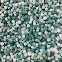 Perles en vrac UJBOX en bois de Bodhi rayé vert naturel, différentes tailles, pour bracelets DIY, chapelets de prière, fournitures de bijoux