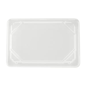 Vente en gros de 16 oz Rectangle Boîte d'emballage à emporter en plastique personnalisé pour sushi Togo avec couvercle transparent Plateaux à sushi jetables fabriqués en Taïwan - Product Image 1