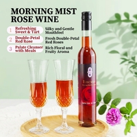 Vino Rosado de Alta Calidad, Nuevo y Popular, 13% de Alcohol, Botella de Vidrio, Premium, 375 ml