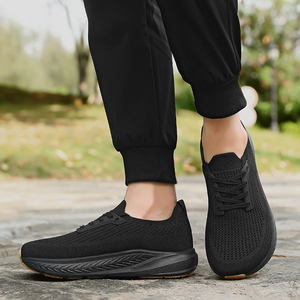 <span class=keywords><strong>Scarpe</strong></span> da Corsa Ortopediche da Uomo Comode, Traspiranti, Sportive, in Mesh Morbido, <span class=keywords><strong>con</strong></span> Punta Larga, Allacciate e Antiscivolo - Product Image 2