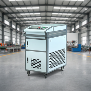 เครื่องทำความสะอาดไฟเบอร์เลเซอร์แบบพกพา หลายโหมด 1064 นาโนเมตร พลังงาน 200-500 วัตต์ สำหรับขจัดสนิมและสีบนพื้นผิวละเอียด ใช้กับแม่พิมพ์และยานยนต์ - Product Image 1