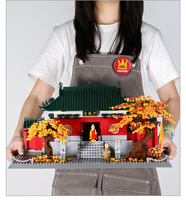 Set de Construcción Personalizado de Ladrillos Encajables MOC Intrincado Estilo Espiritual de 1526 Piezas