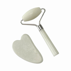 ลูกกลิ้งนวดหน้าทำจากหยกรูปกุหลาบธรรมชาติ - Product Image 3