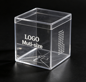 Caja de Embalaje Transparente al por Mayor, Contenedor de Plástico Plegable Rectangular Ligero - Product Image 5